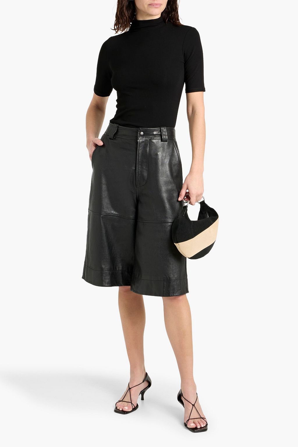 THEORY Stretch-jersey turtleneck top