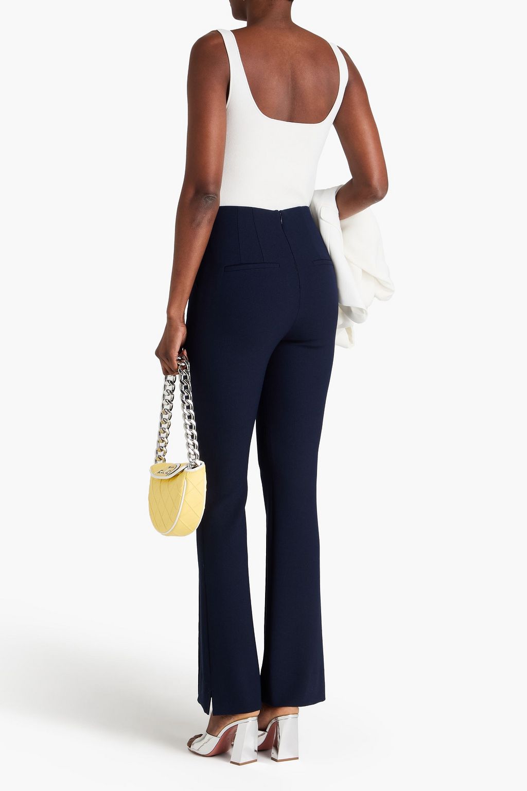 VERONICA BEARD Orion crepe flared pants