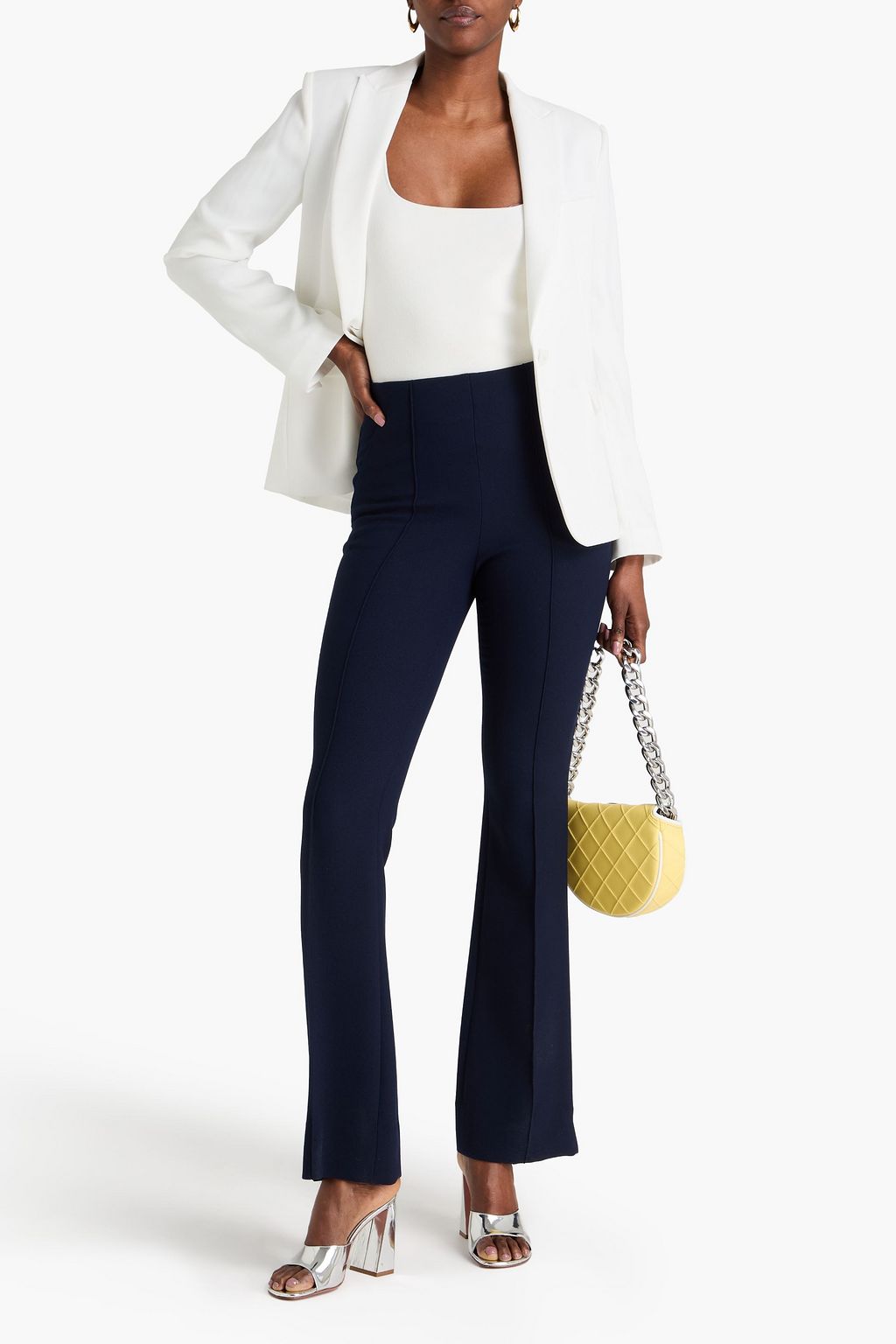 VERONICA BEARD Orion crepe flared pants