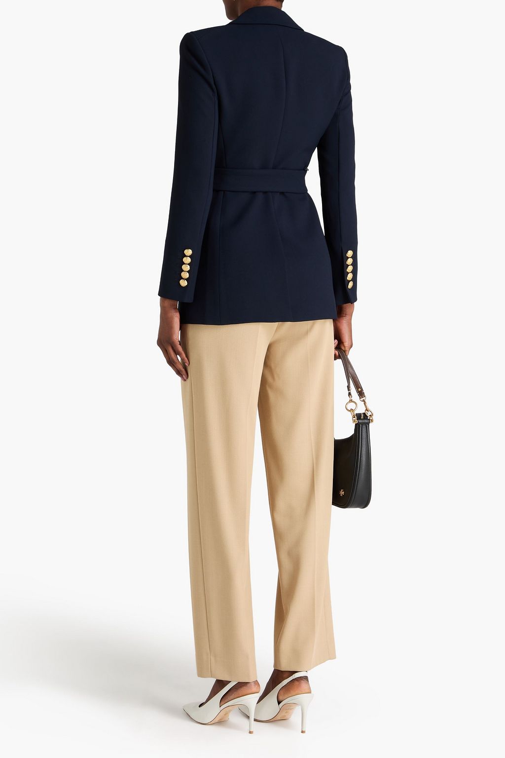 VERONICA BEARD Ryanne belted crepe blazer