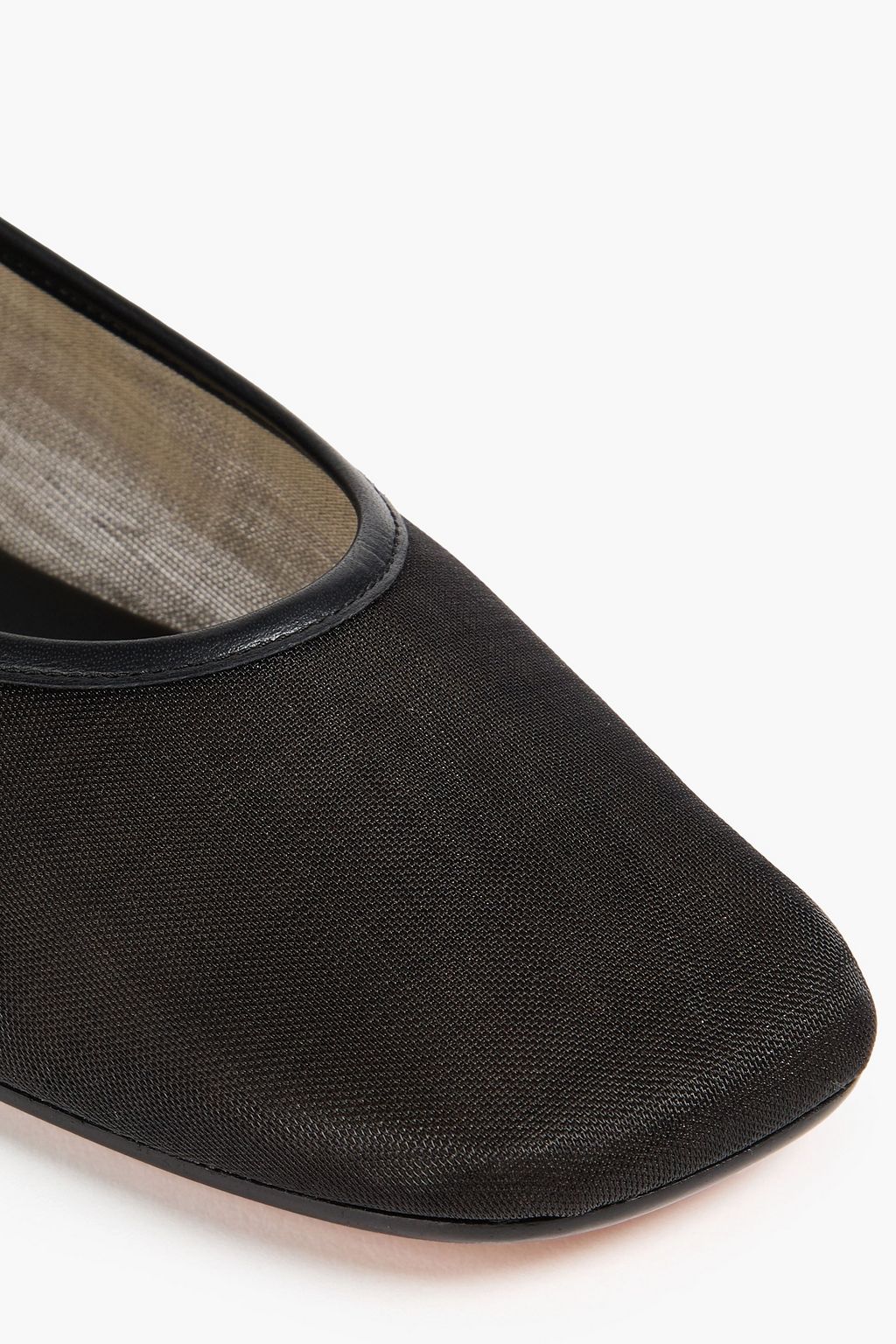 VINCE. حذاء باليرينا مسطح "ليا" من الشبك