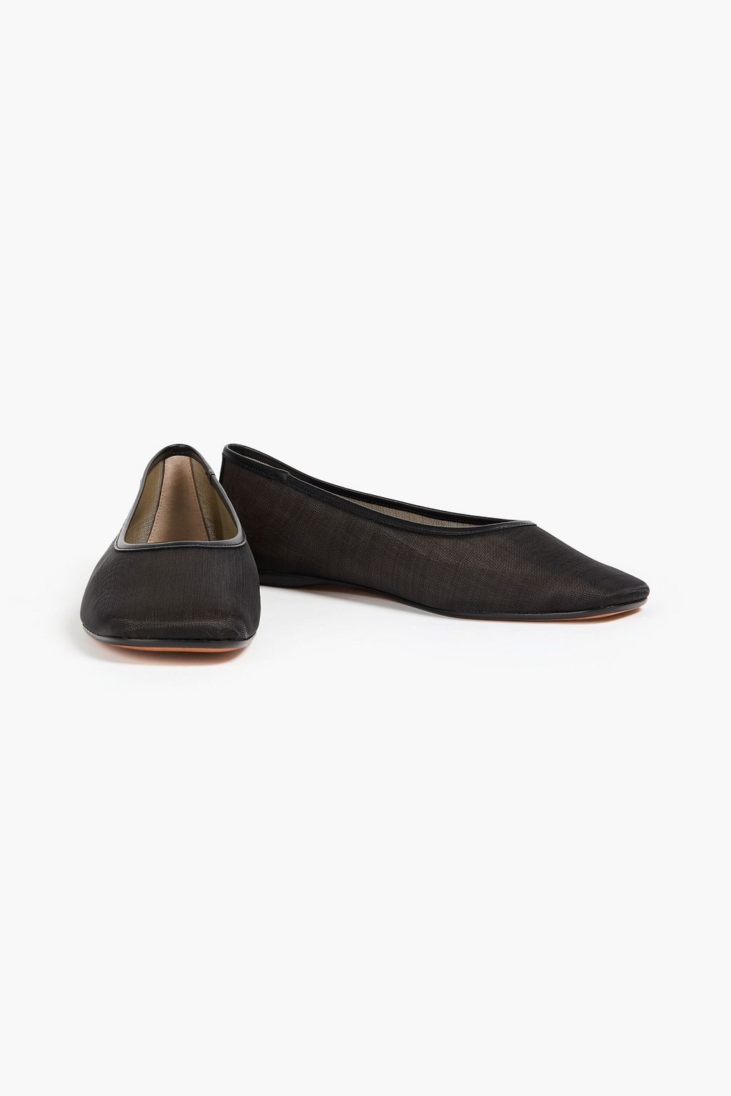 VINCE. حذاء باليرينا مسطح "ليا" من الشبك