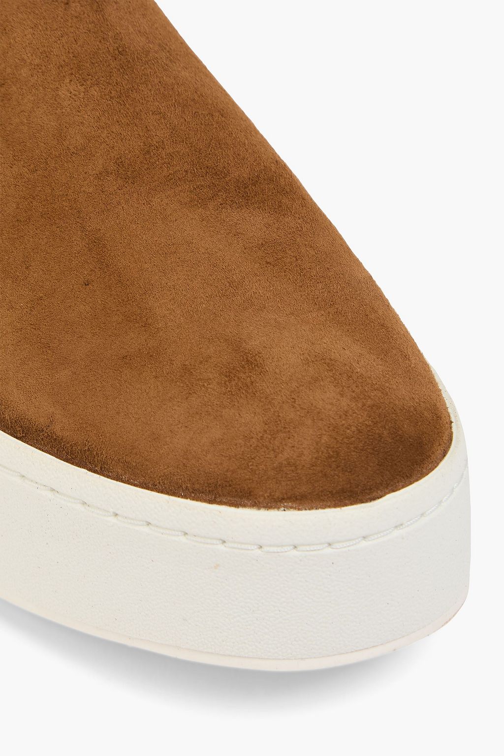 VINCE. حذاء سنيكرز "وارين" بنعل سميك من جلد السويد