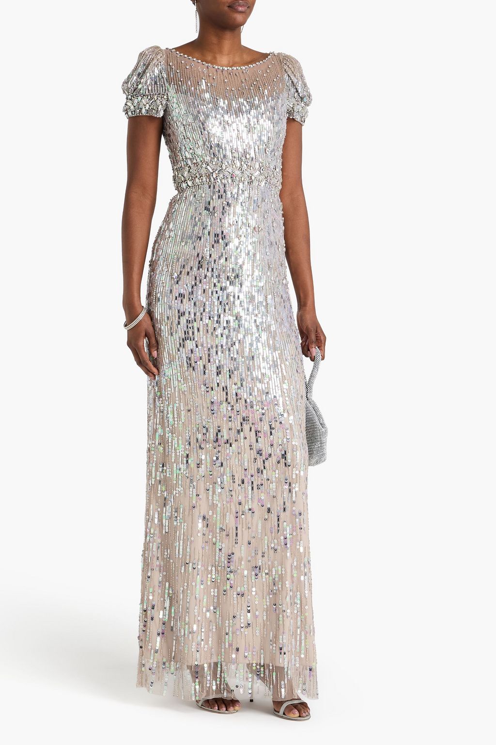 JENNY PACKHAM Celeste embellished tulle gown