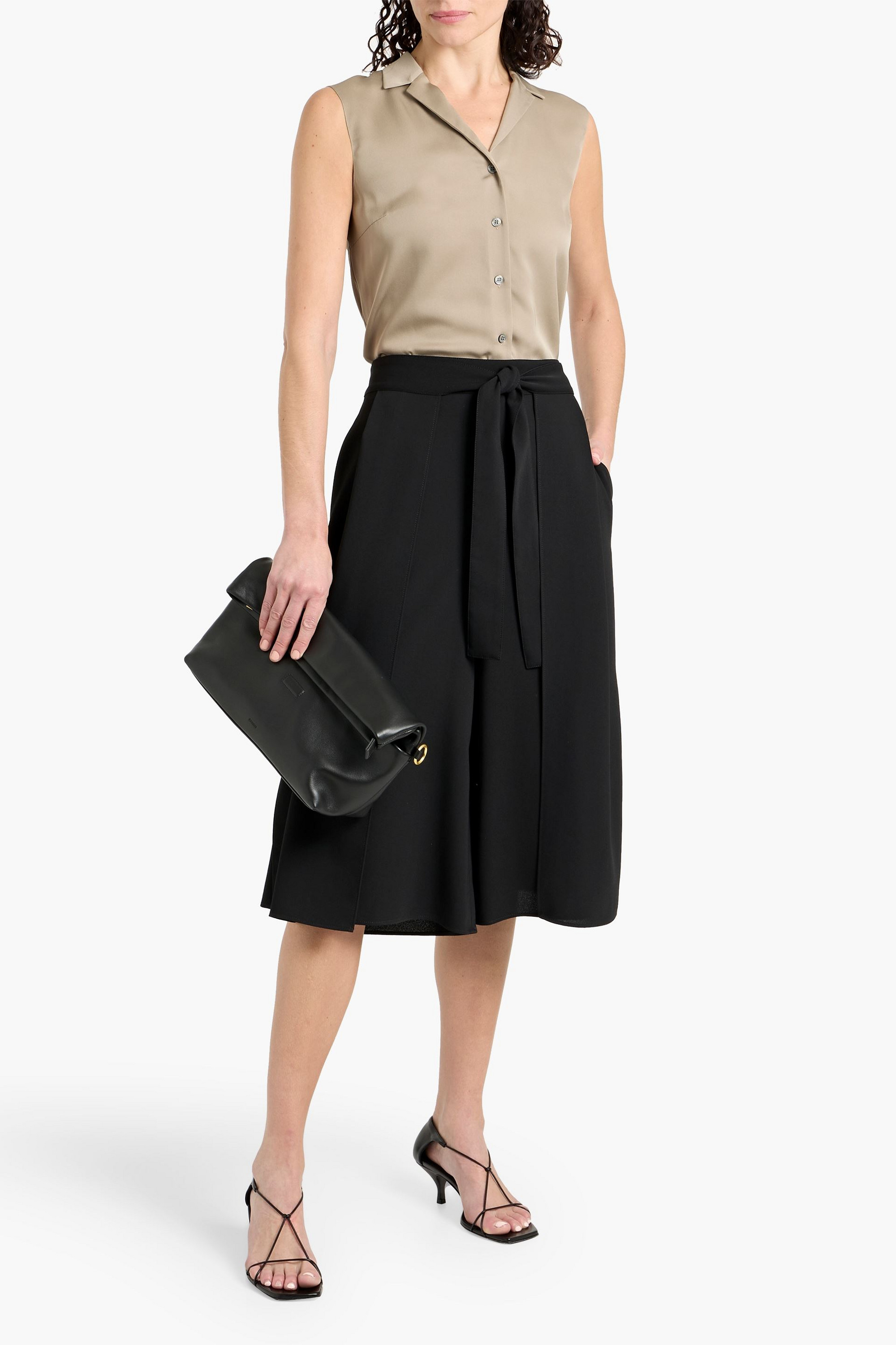 Theory Silk crepe de chine shirt