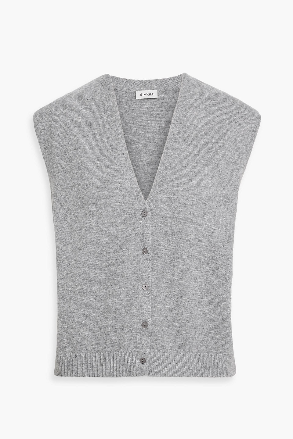 Simkhai Rozzi Cashmere Vest In Gray