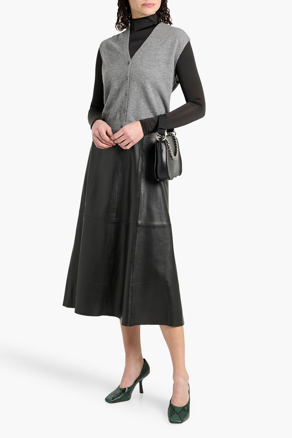 Simkhai Rozzi Cashmere Vest In Gray