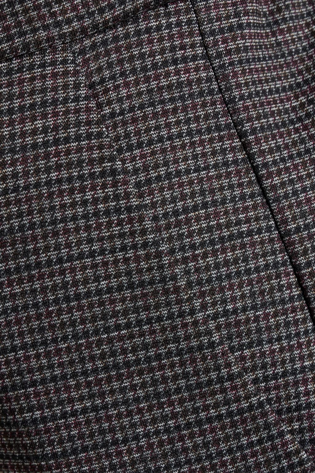 THEORY Treeca houndstooth cady slim-leg pants