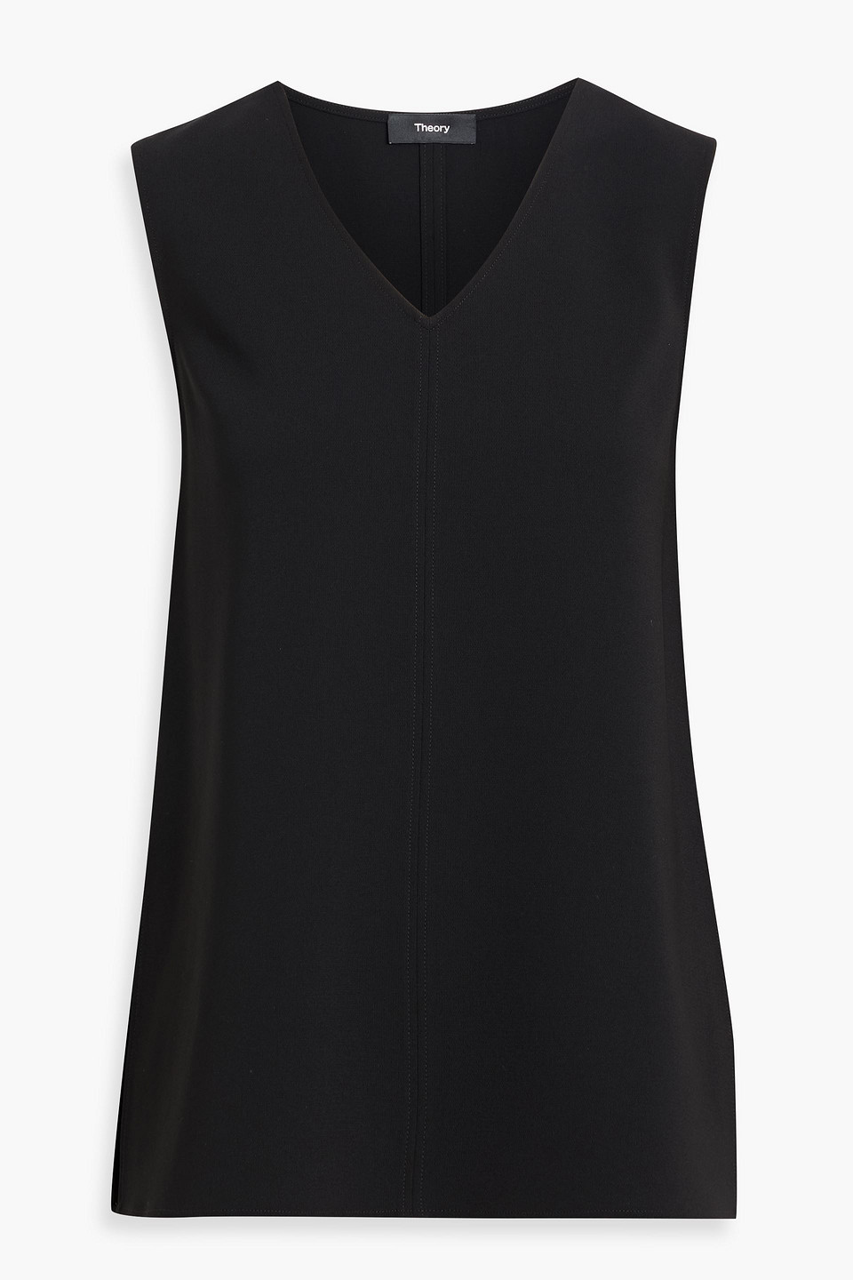 Theory Crepe Top In Black