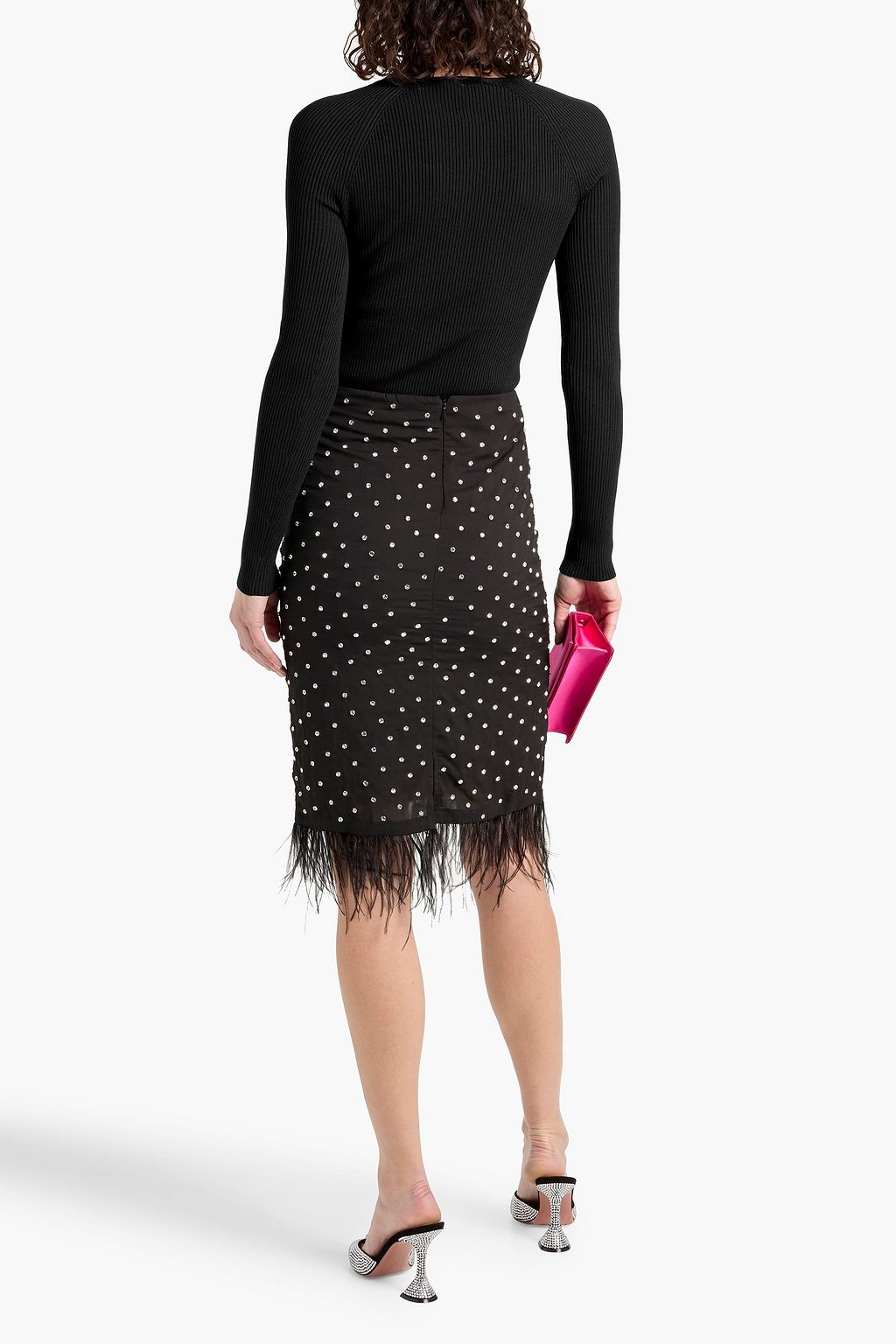 SIMKHAI Giuliana ribbed-knit top