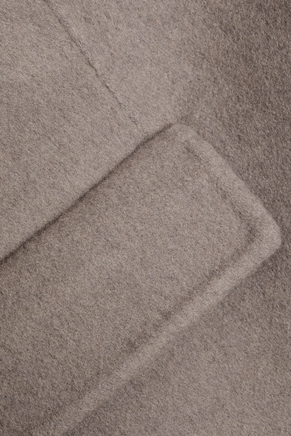 Theory Belted Wool And Cashmere-blend Felt Coat In Brown