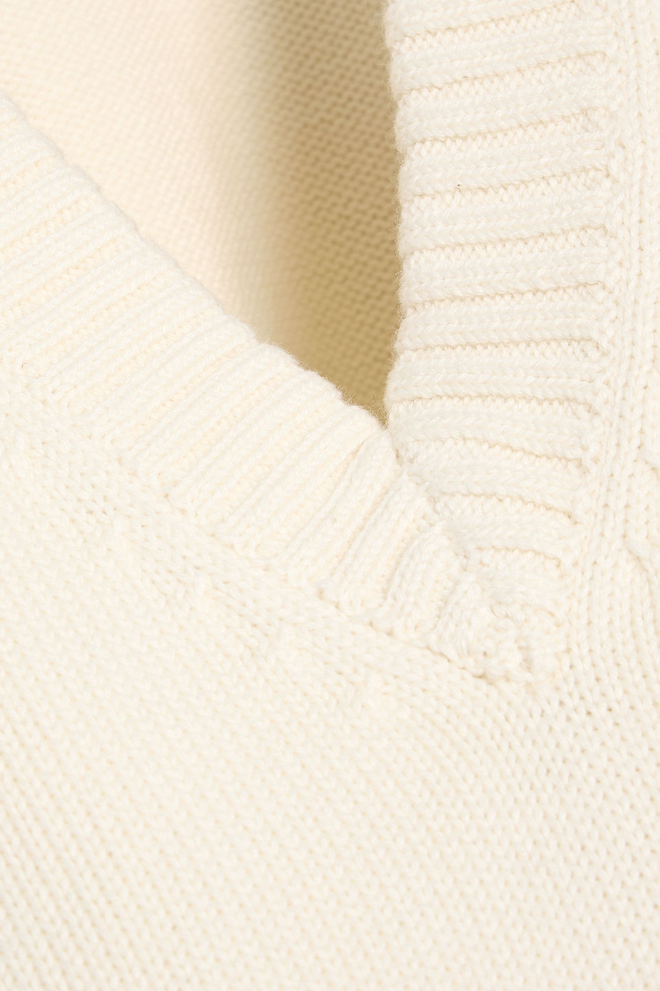 Simkhai Erin Cotton And Cashmere-blend Vest In White