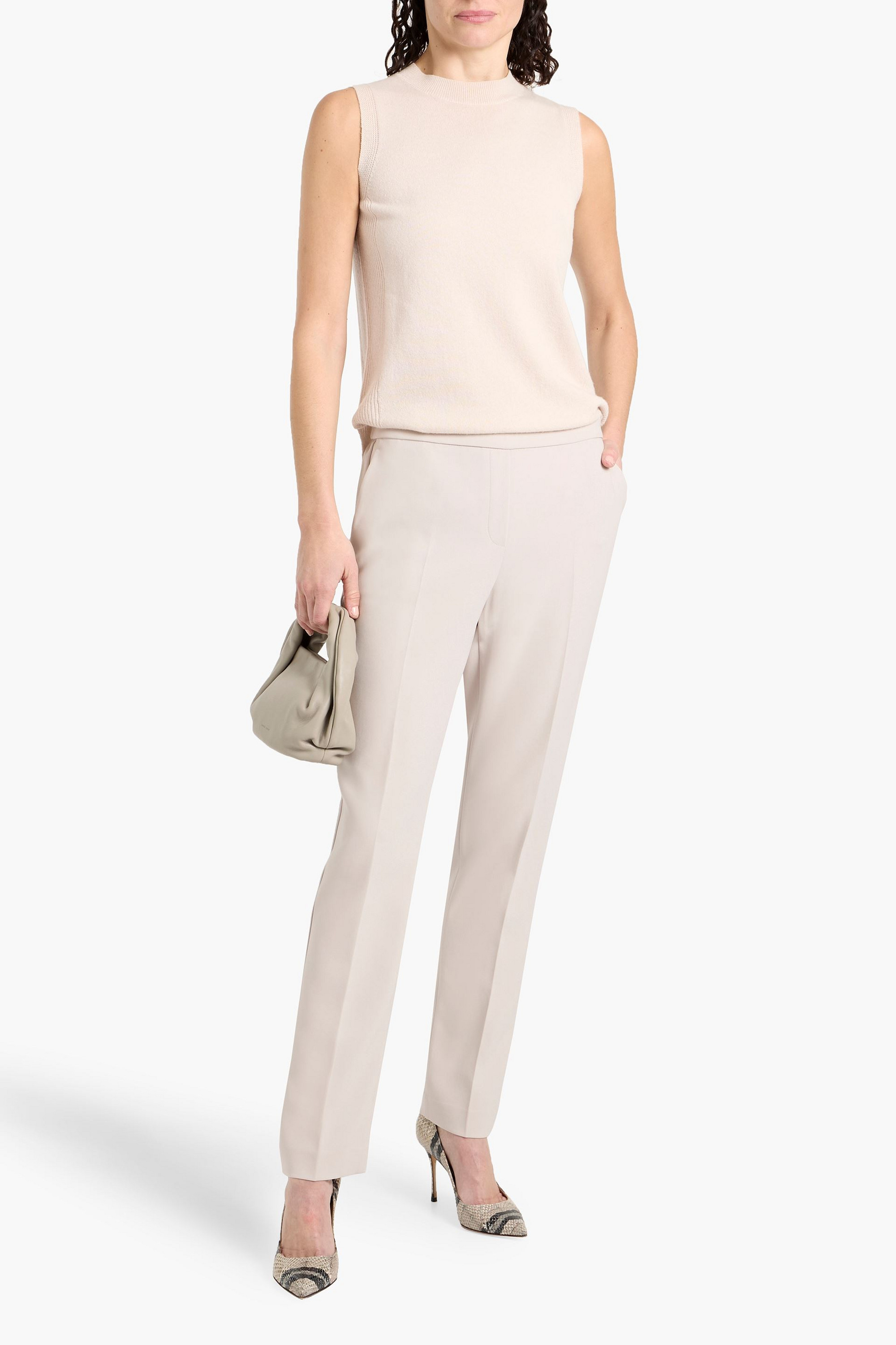 Theory Treeca crepe slim-leg pants