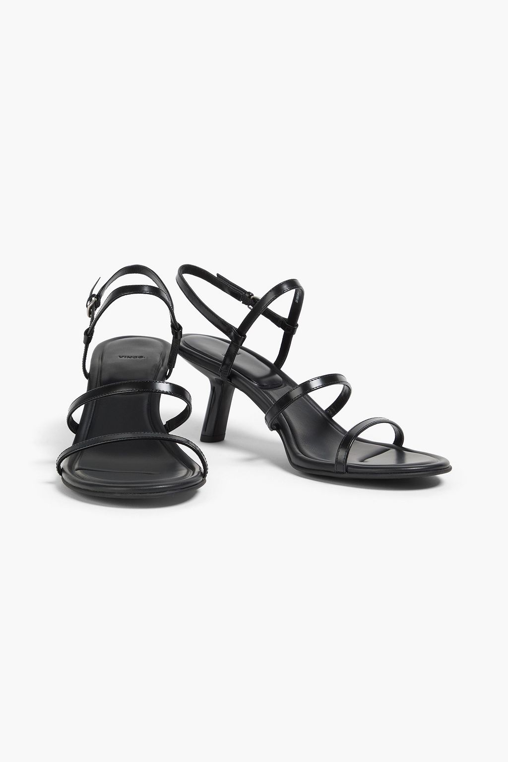 VINCE. صندل "جوسي" بحزام خلفي من الجلد اللامع