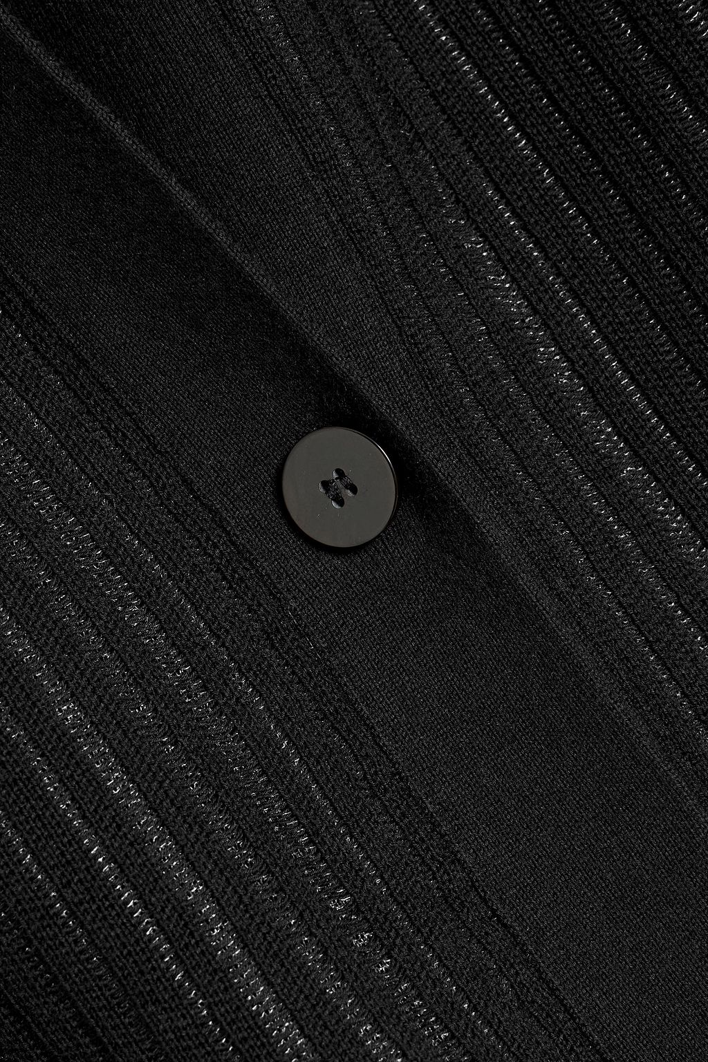 THEORY Ribbed cotton-blend cardigan