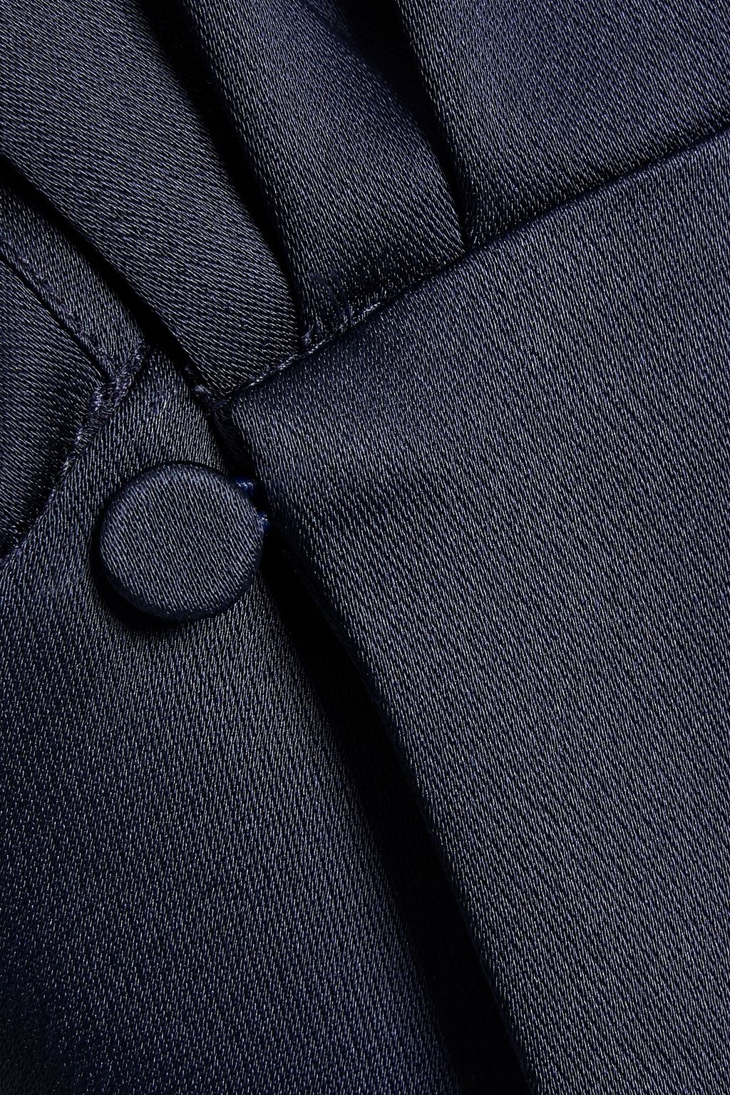 SIMKHAI Symone draped satin-crepe blouse