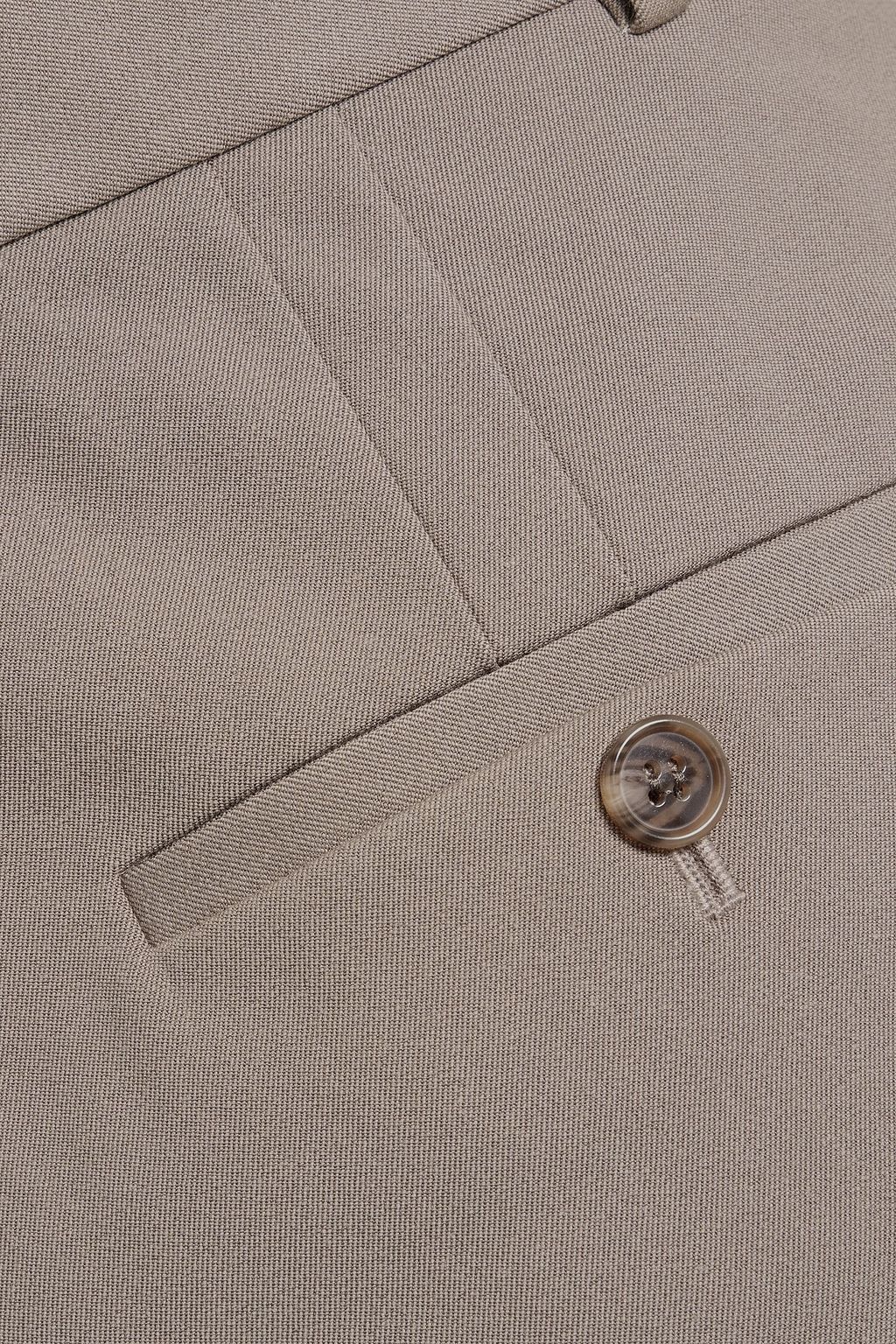 THEORY Cropped stretch cotton-blend twill slim-leg pants