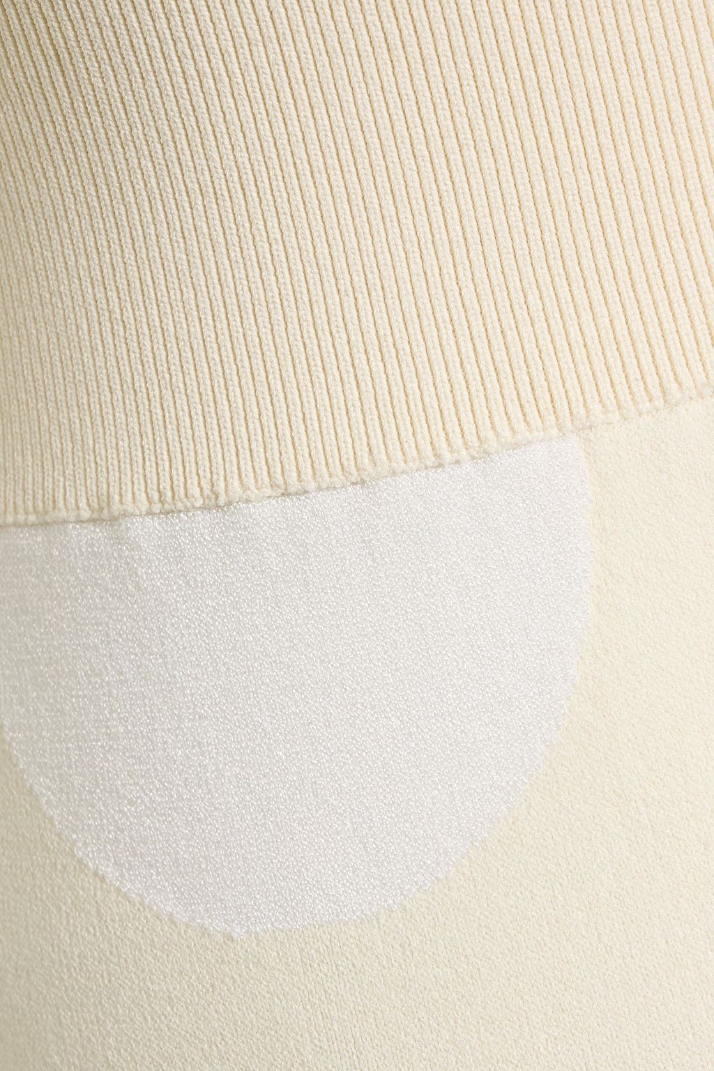 STELLA MCCARTNEY Polka-dot jacquard-knit skirt