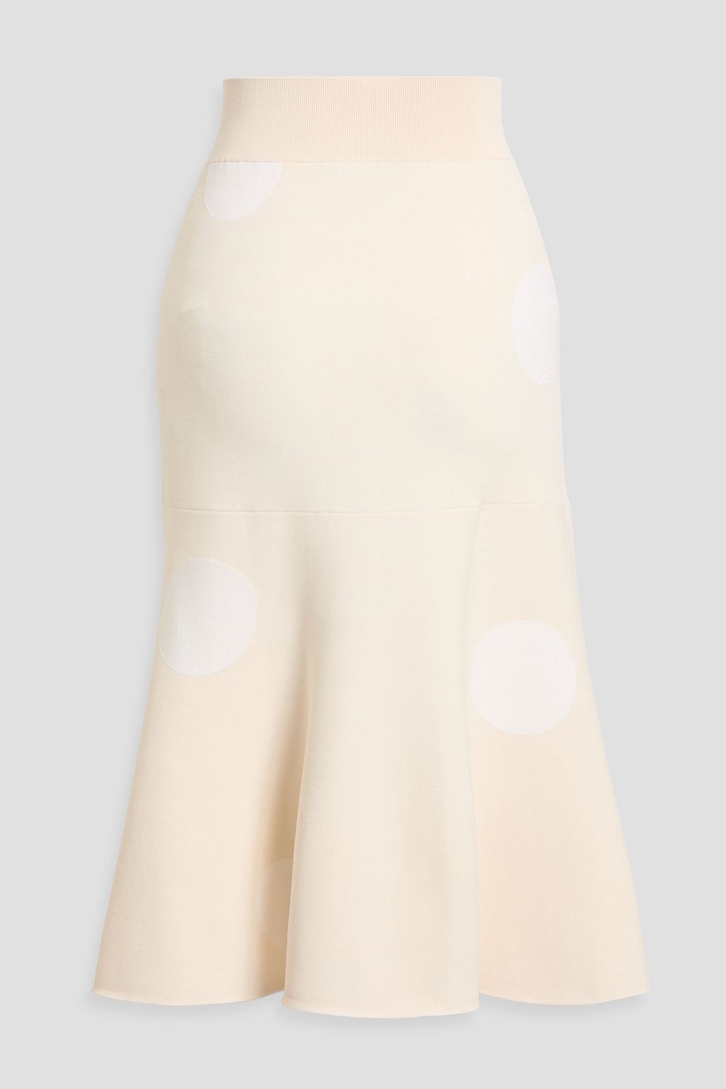 STELLA MCCARTNEY Polka-dot jacquard-knit skirt