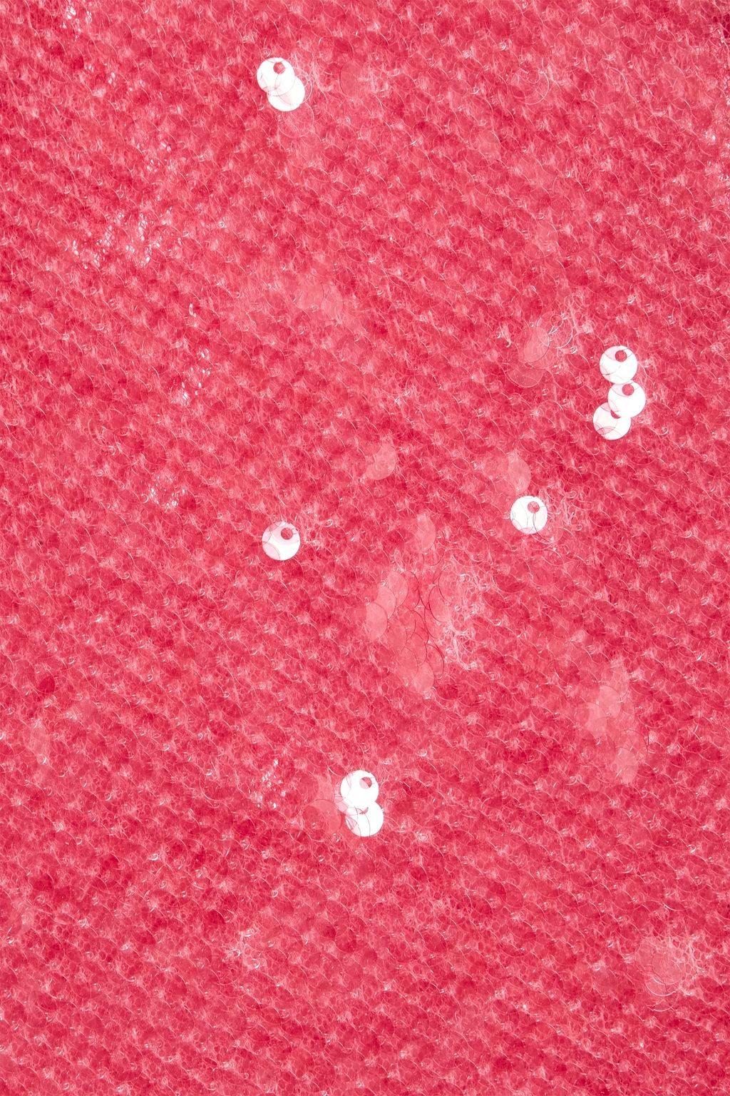 LAPOINTE Sequined tulle halterneck maxi dress