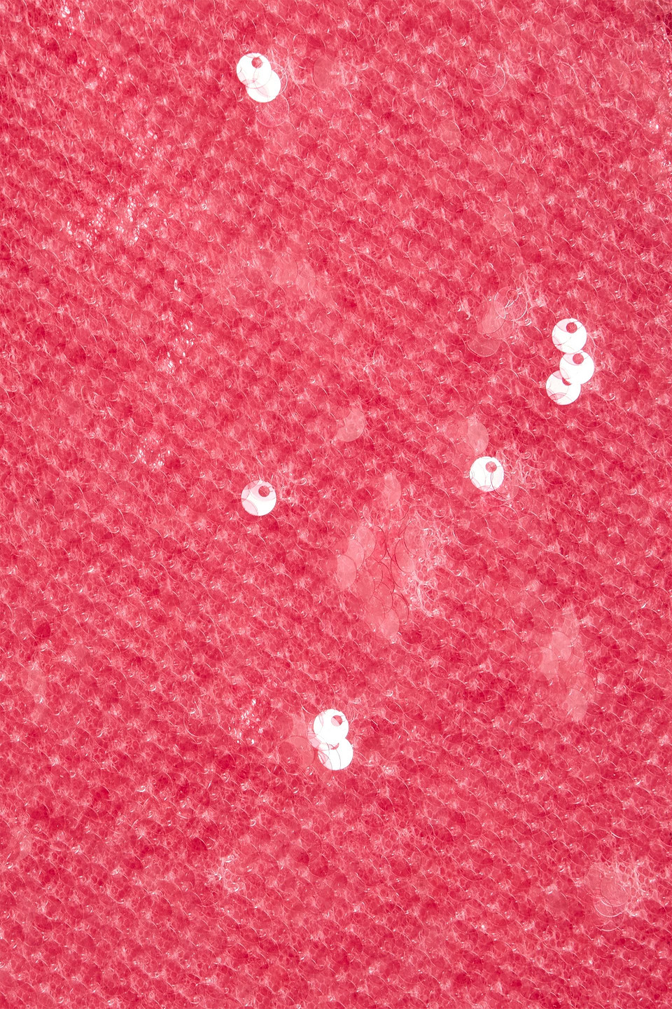 Lapointe Sequined Tulle Halterneck Maxi Dress In Pink