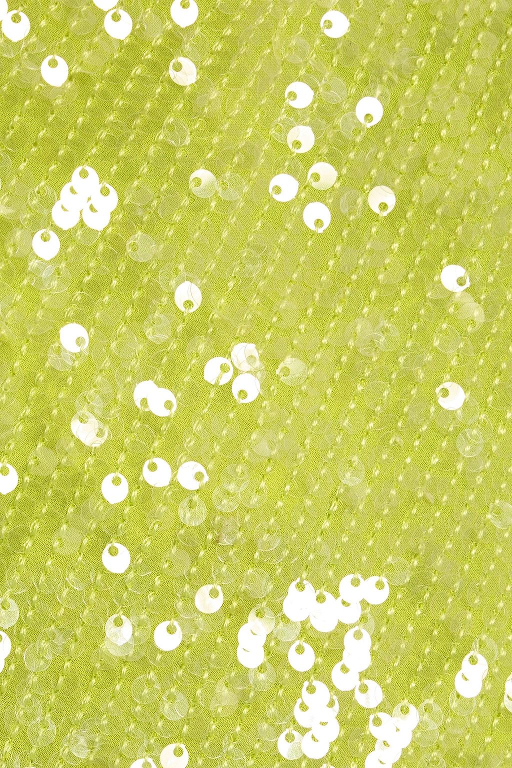 LAPOINTE Draped sequined chiffon midi dress