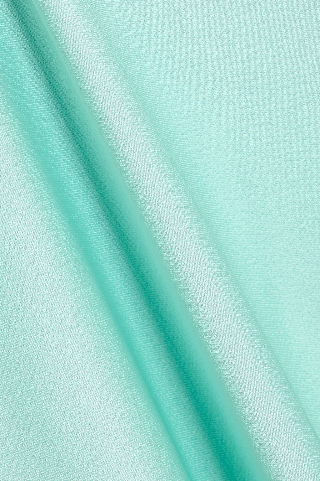 LAPOINTE Draped satin-crepe mini dress