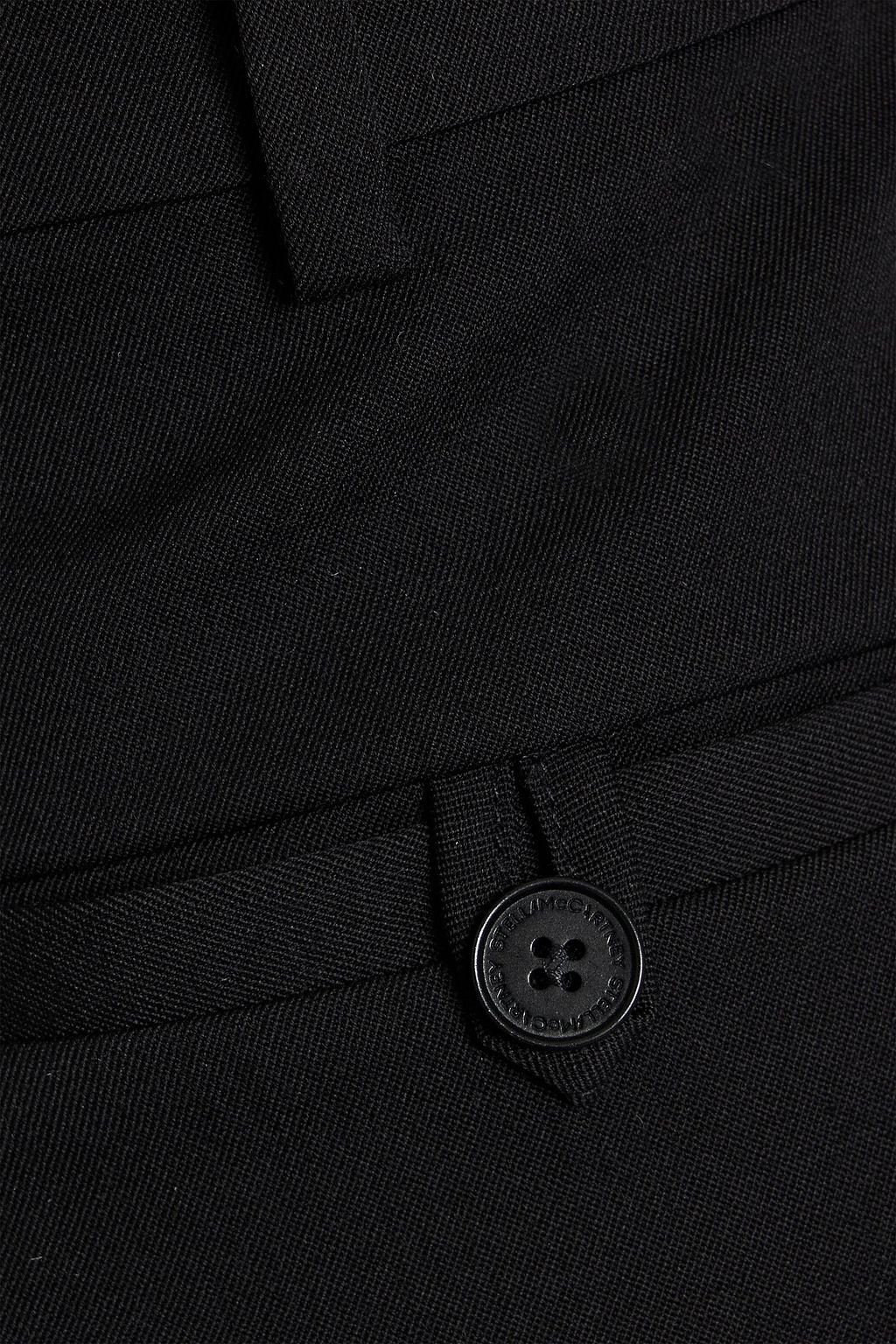 STELLA MCCARTNEY Dawson cropped wool-twill tapered pants