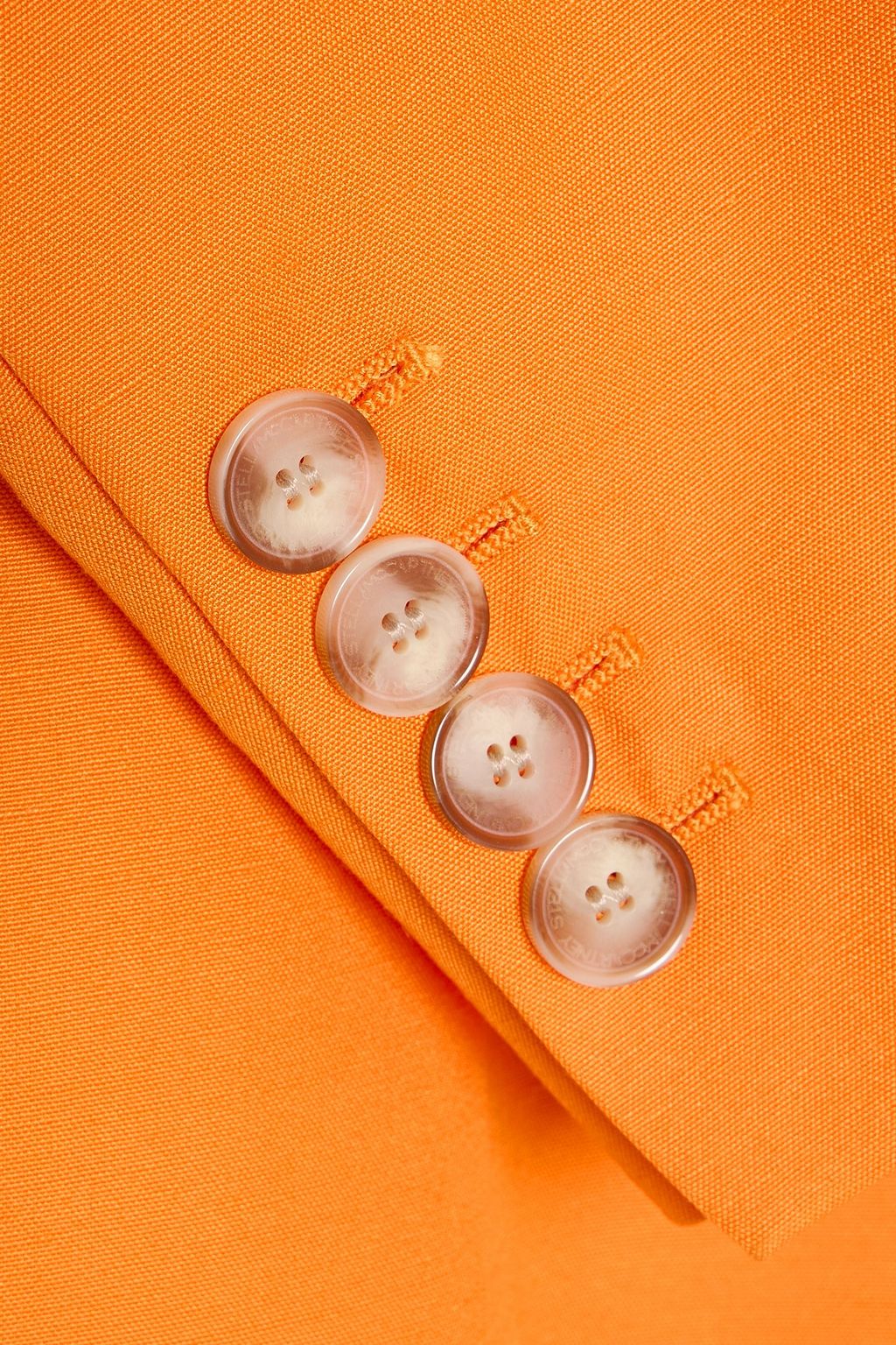 STELLA MCCARTNEY Double-breasted slub woven blazer