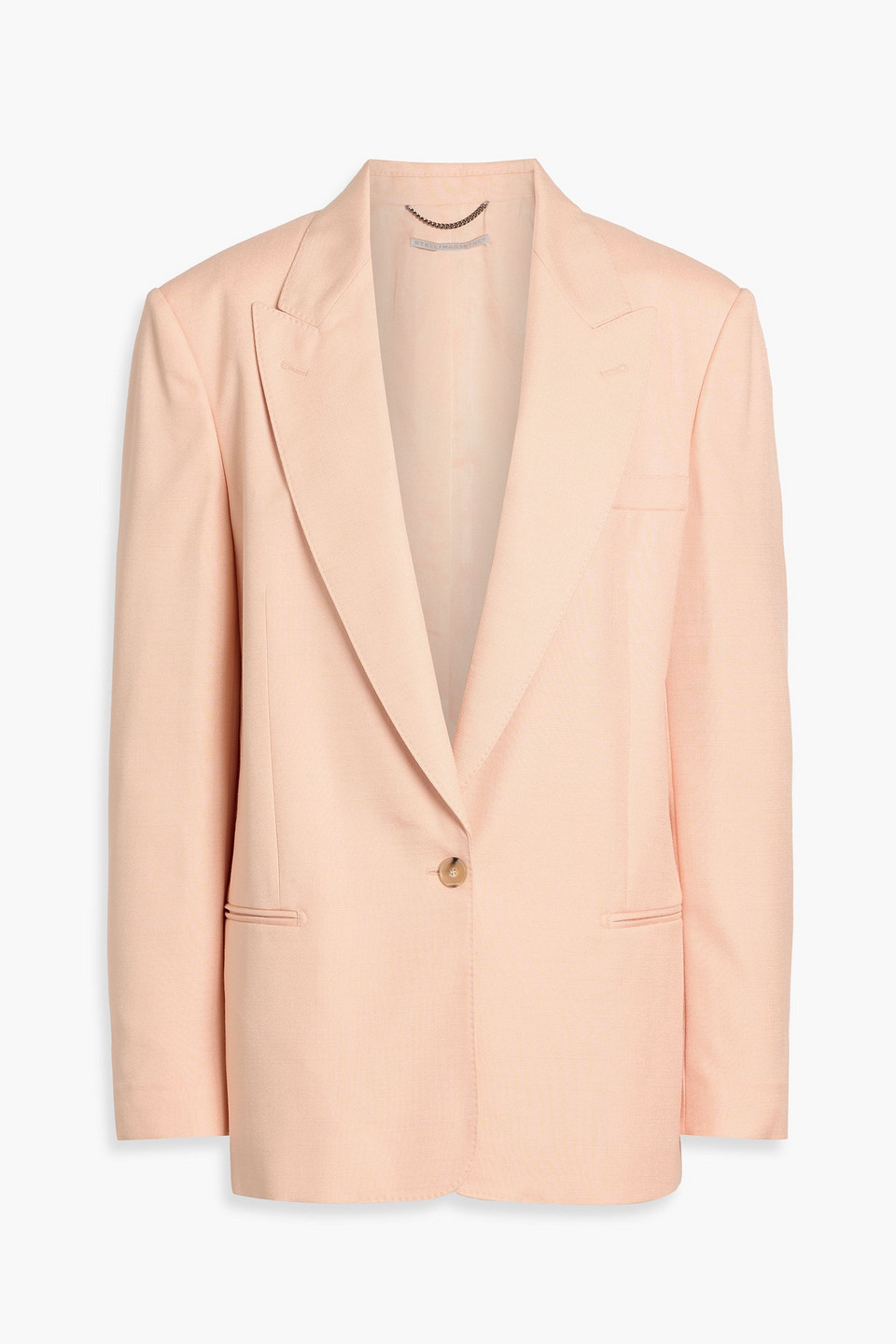 Stella Mccartney Woven Blazer In Pink