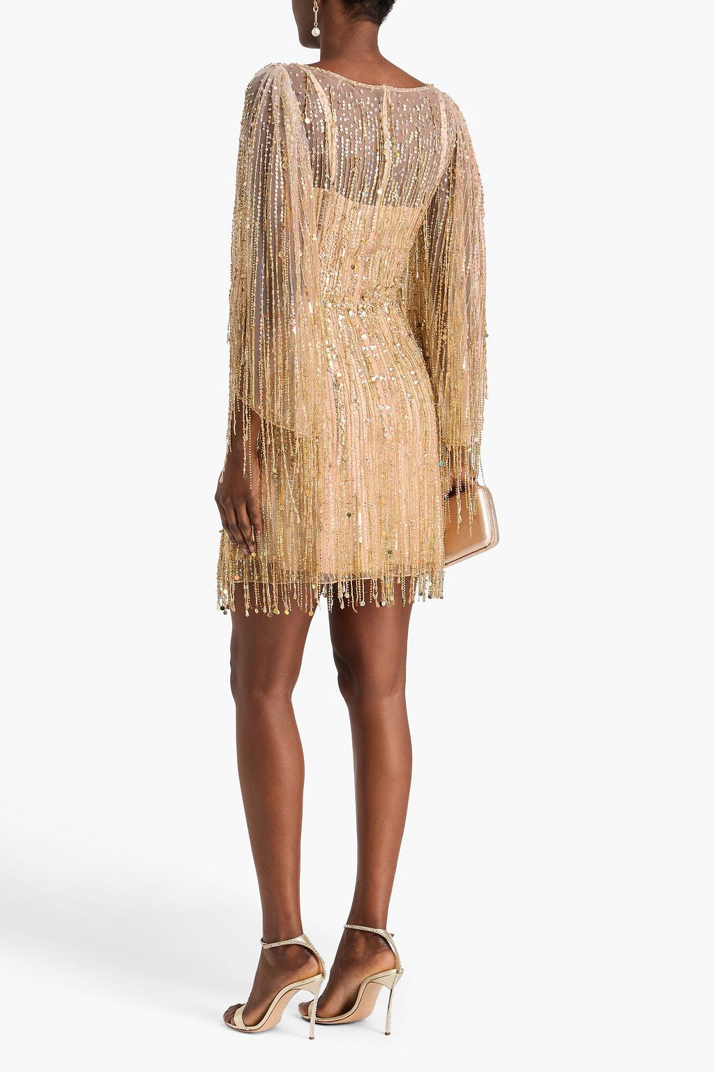 JENNY PACKHAM Embellished tulle mini dress