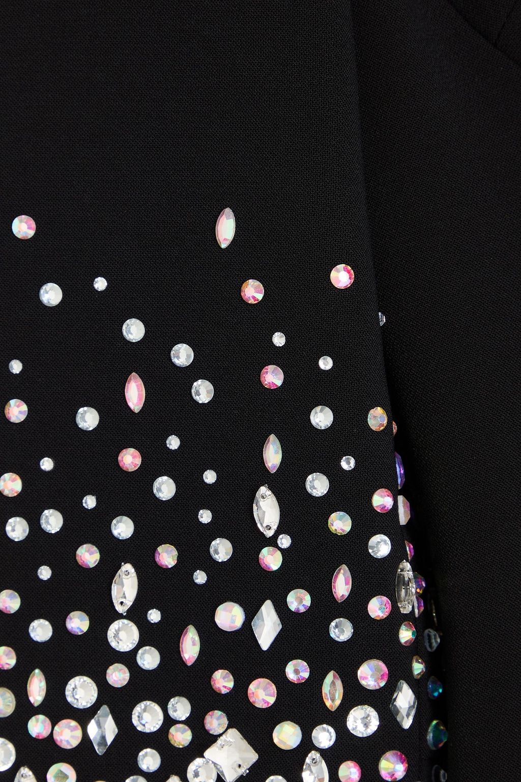 JENNY PACKHAM Crystal-embellished crepe midi dress