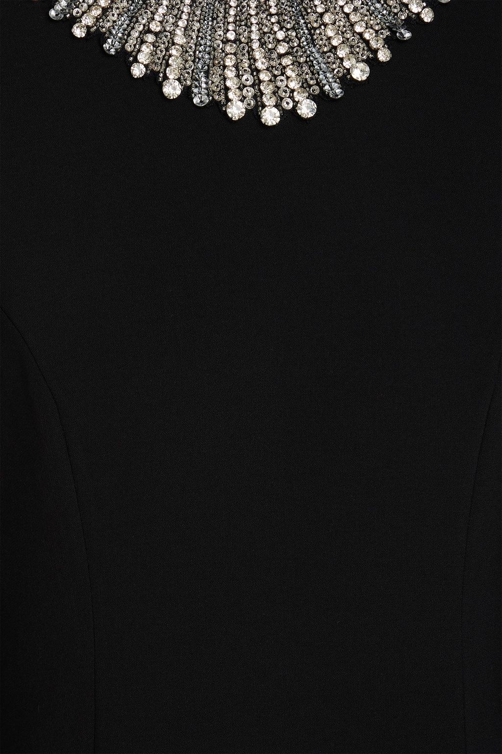 JENNY PACKHAM Embellished crepe midi dress