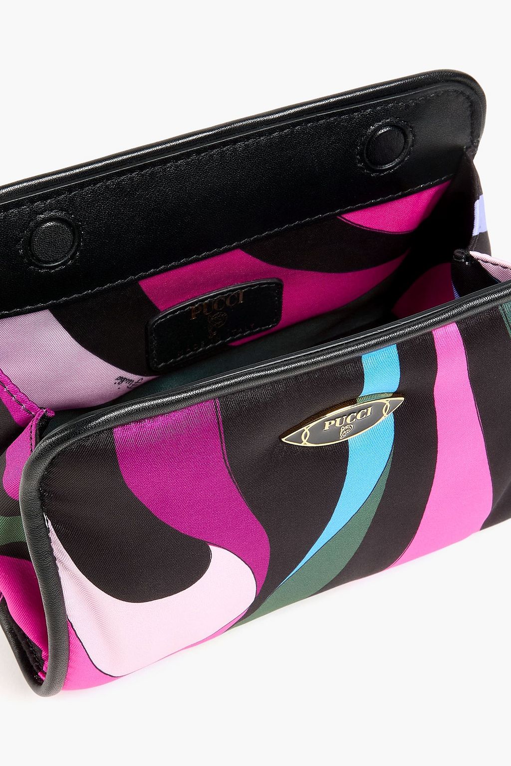 PUCCI 바인딩 프린트 트윌 클러치