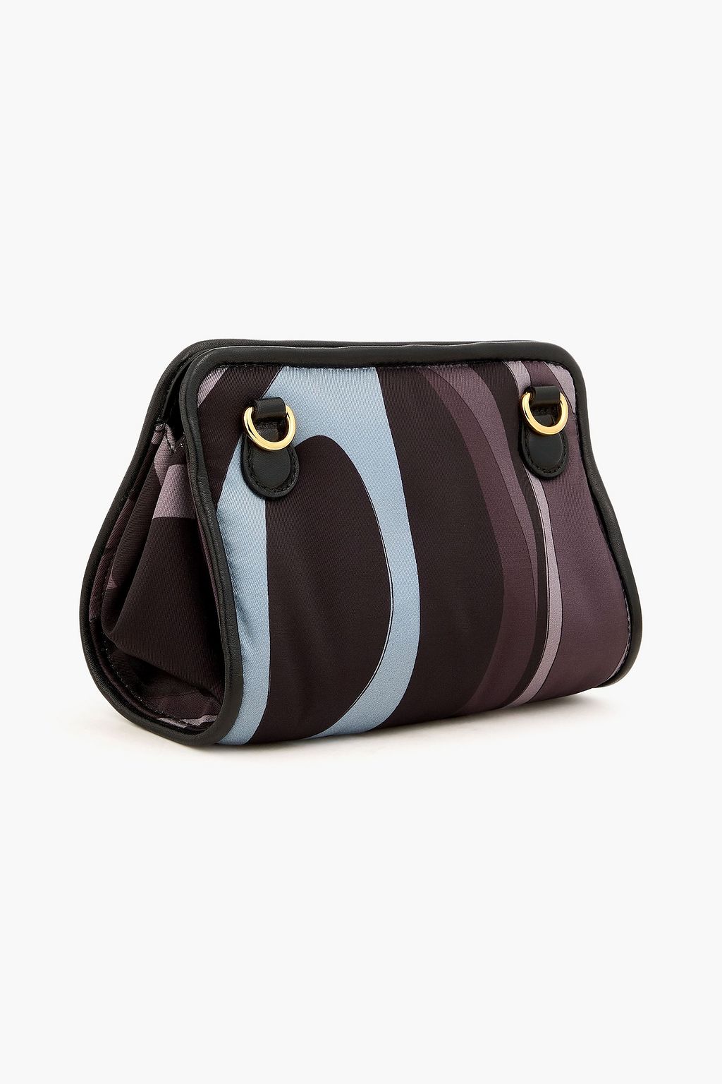 PUCCI Binding printed twill clutch