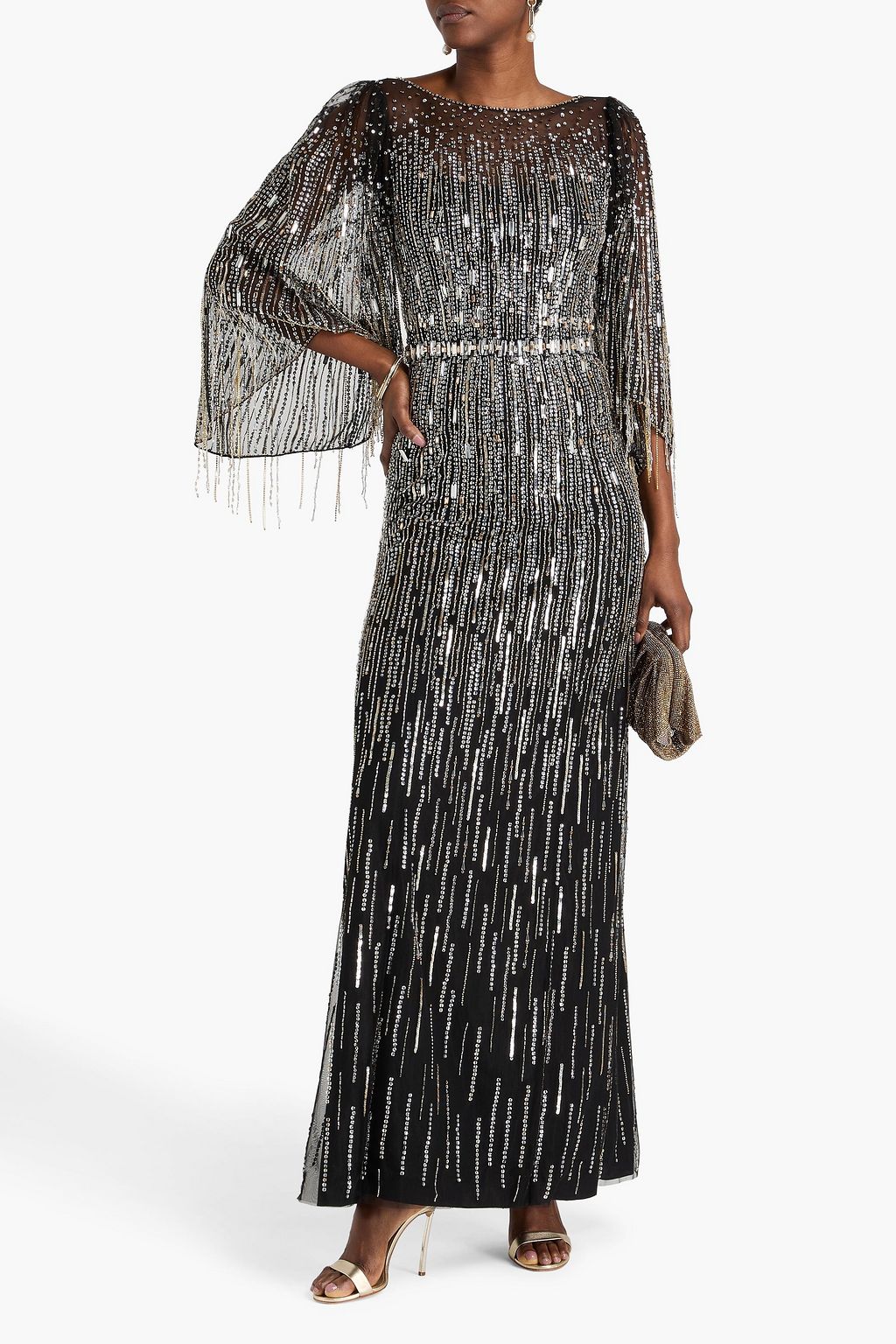 JENNY PACKHAM Embellished tulle gown