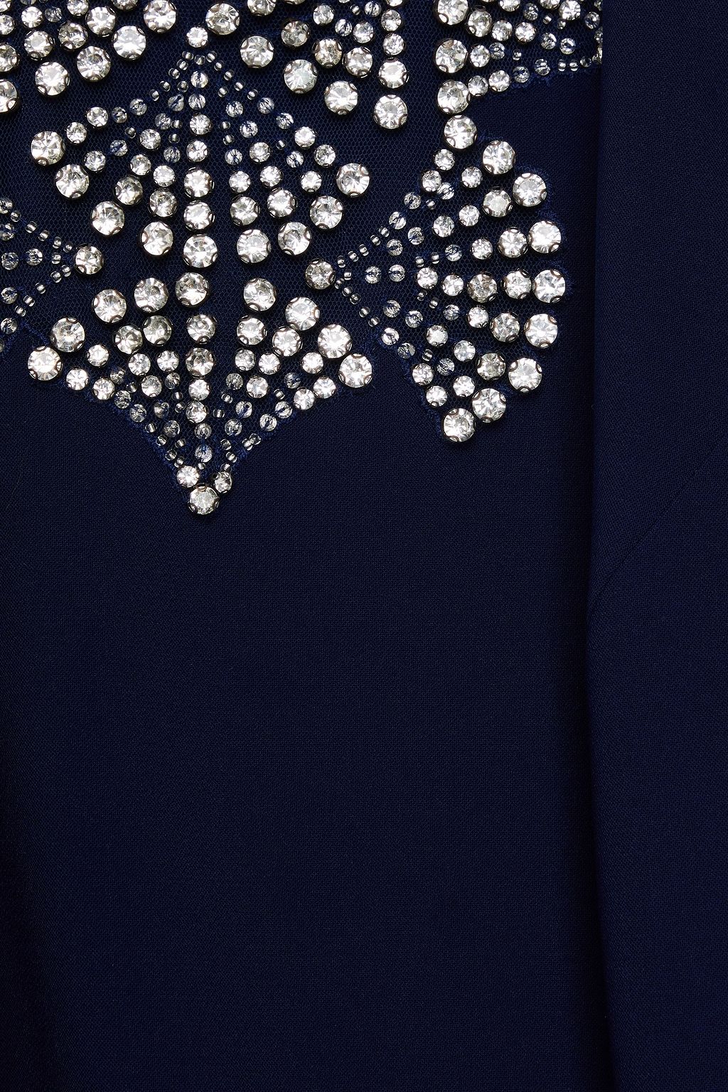 JENNY PACKHAM Embellished crepe midi dress