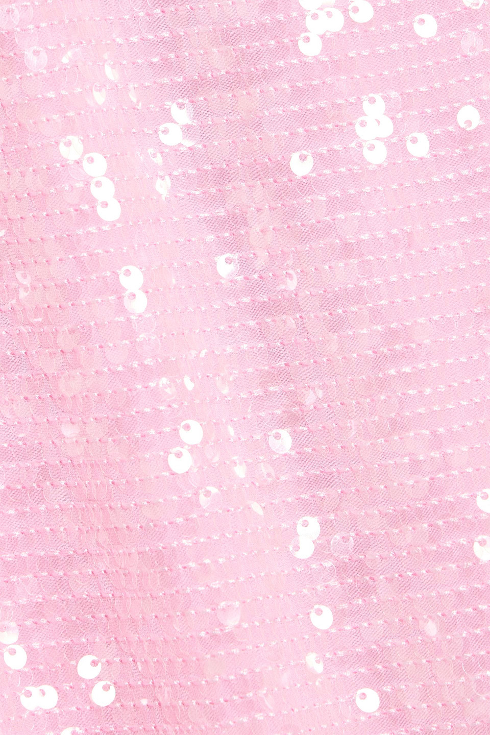 Lapointe Sequined Chiffon Midi Skirt In Pink