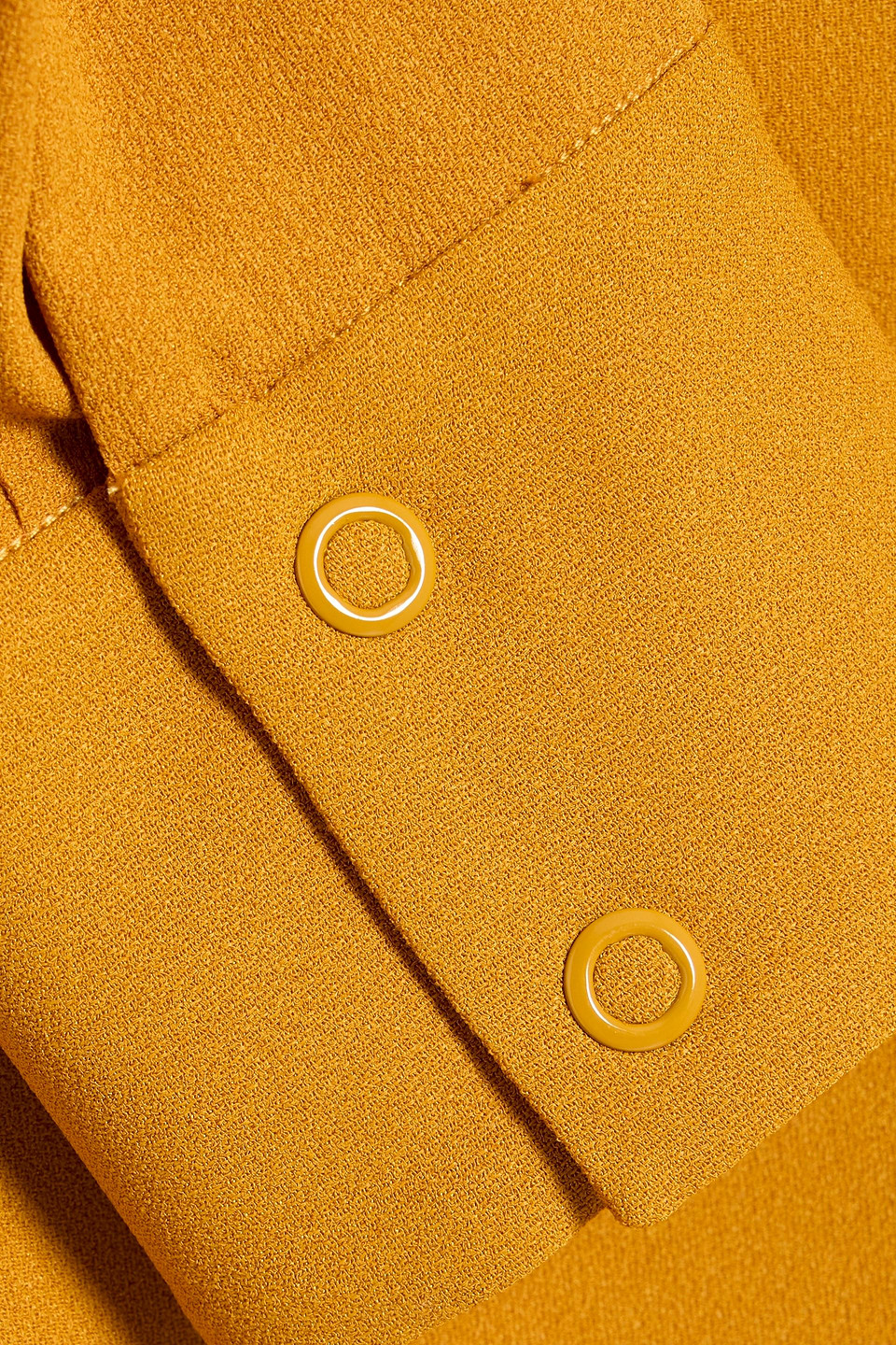 Lapointe Cutout Crepe Maxi Dress In Orange