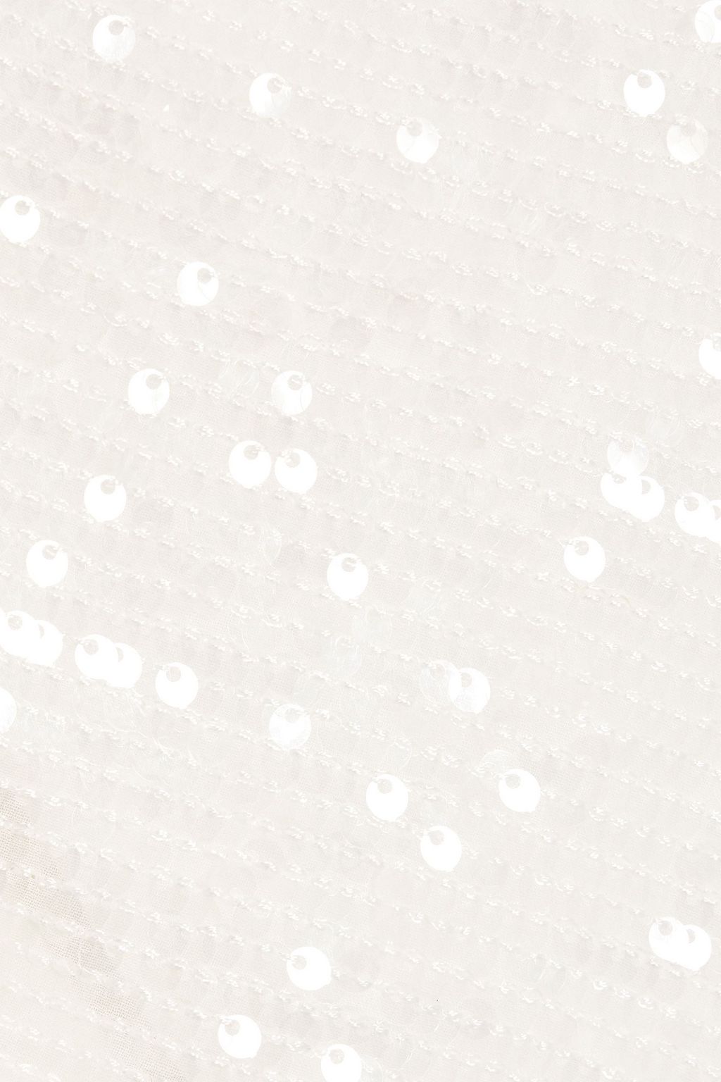 LAPOINTE Draped sequined chiffon top