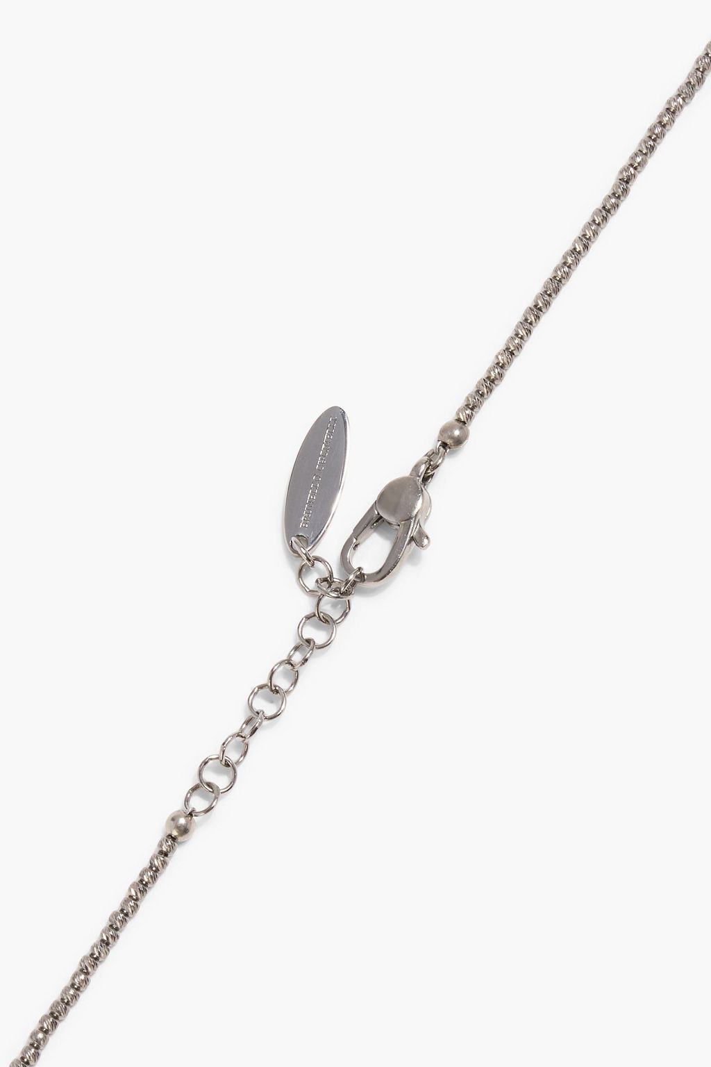 BRUNELLO CUCINELLI Beaded silver-tone necklace