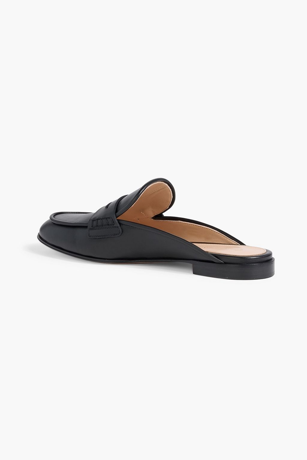 GIANVITO ROSSI Florio leather slippers