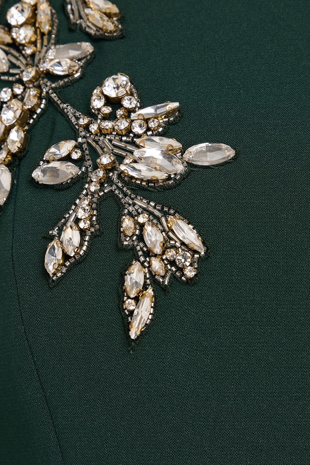 JENNY PACKHAM Angel Eyes crystal-embellished crepe gown