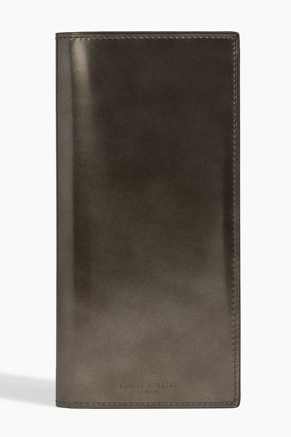 Dunhill Duke Burnished Leather Wallet In Brown