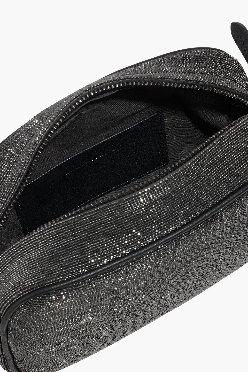 BRUNELLO CUCINELLI حقيبة كتف من الجلد مزينة بالخرز