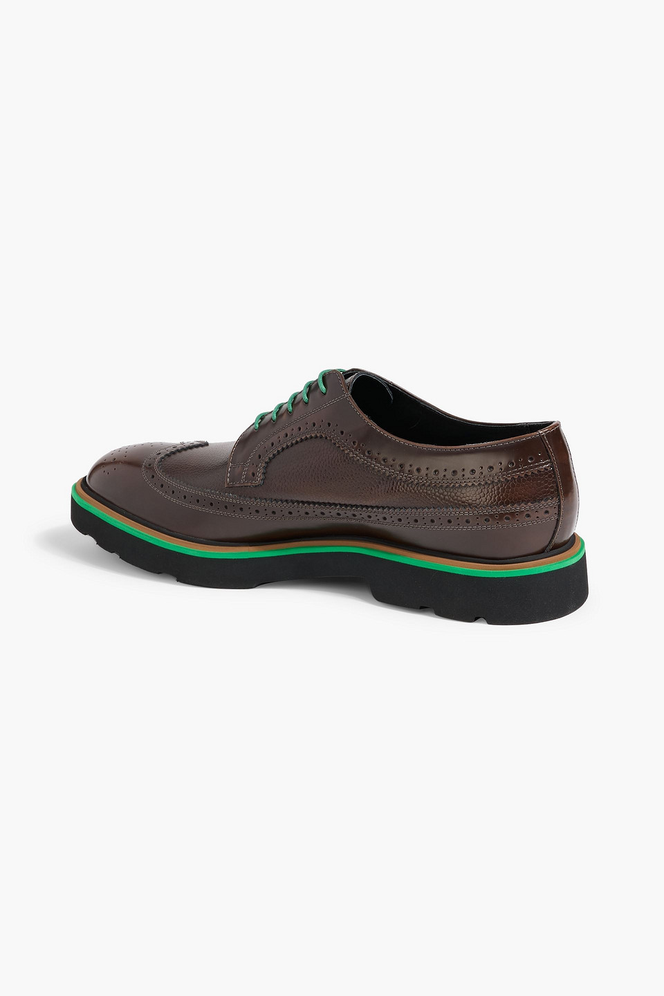Paul Smith Count Leather Brogues In Brown