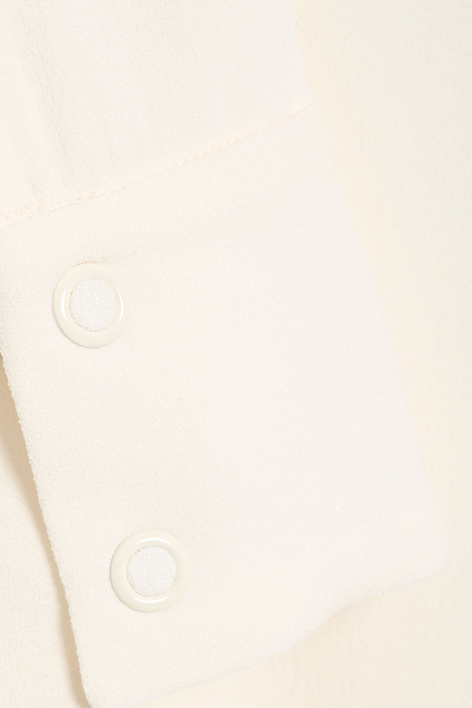 Lapointe Cutout Crepe Maxi Dress In White