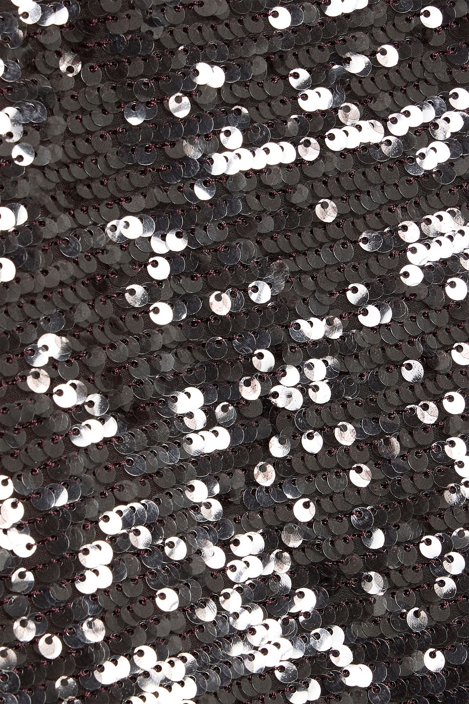 Lapointe Cutout Sequined Chiffon Gown In Brown