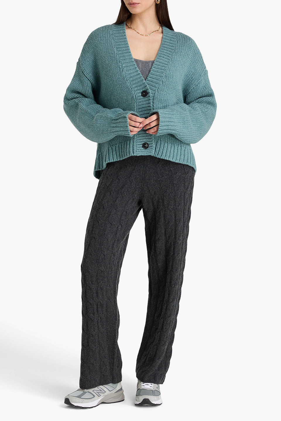  Le Kasha - Cardigan „kamal“ Aus Kaschmir - Blau - Onesize 