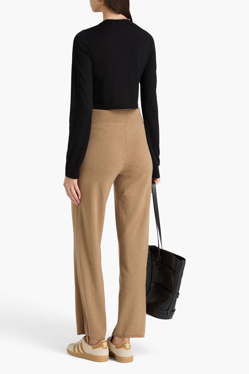  Le Kasha - Cropped Kaschmirpullover - Schwarz - Xs 